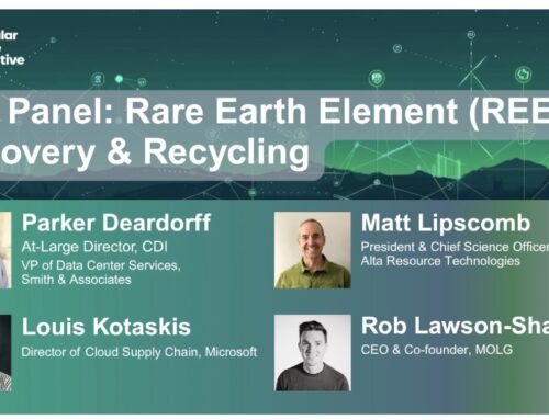Closing the Loop on Rare Earth Elements:  A CDI Panel on Recovery & Recycling